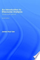 An introduction to discourse analysis : theory and method /