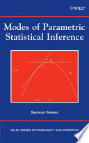 Modes of parametric statistical inference /