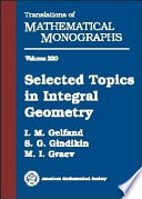 Selected topics in integral geometry /