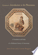 Geminos's Introduction to the phenomena : a translation and study of a Hellenistic survey of astronomy /