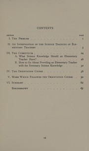 An experimental study at New York State Teachers College at Buffalo to determine a science program for the education of elementary classroom teachers /