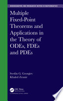 Multiple fixed-point theorems and applications in the theory of ODEs, FDEs and PDEs
