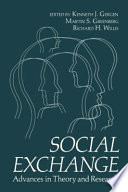 Social Exchange : Advances in Theory and Research /