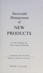 Successful management of new products /