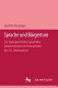 Sprache und Bürgertum : zur Sozialgeschichte sprachlicher Verkehrsformen im Deutschland des 18. Jahrunderts /