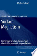 Surface magnetism /