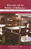 Education and the politics of difference : Canadian perspectives /