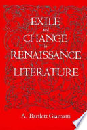 Exile and change in Renaissance literature /