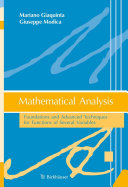 Mathematical analysis : foundations and advanced techniques for functions of several variables /
