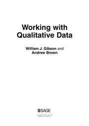 Working with qualitative data /