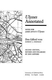 Ulysses annotated : notes for Joyce's Ulysses /