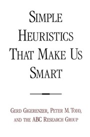 Simple heuristics that make us smart /