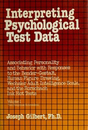 Interpreting psychological test data /