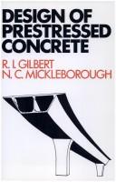 Design of prestressed concrete /