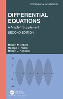Maple projects of differential equations /