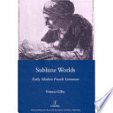 Sublime worlds : early modern French literature /
