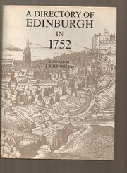 A directory of Edinburgh in 1752 /