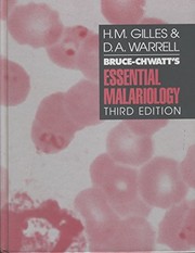 Bruce-Chwatt's essential malariology.