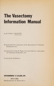 The vasectomy information manual /