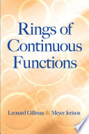 Rings of continuous functions /