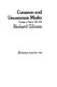 Common and uncommon masks ; writings on theatre 1961-1970.