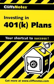 CliffsNotes investing in 401(k)s /