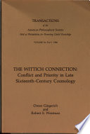 The Wittich connection : conflict and priority in late sixteenth-century cosmology /