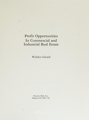 Profit opportunities in commercial and industrial real estate /