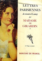 Lettres parisiennes du vicomte de Launay /