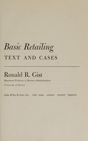 Basic retailing ; text and cases /