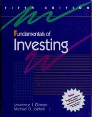 Fundamentals of investing /