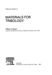Materials for tribology /