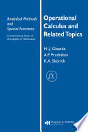 Operational calculus and related topics /