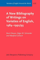 A new bibliography of writings on varieties of English 1984-1992/3 /