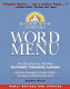 Random House word menu /