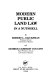 Modern public land law in a nutshell /
