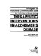 Therapeutic interventions in Alzheimer's disease : a program of functional communication skills for activities of daily living /