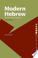Modern Hebrew : an essential grammar.