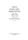 Guide to furniture styles: English and French, 1450 to 1850 /