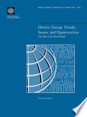 District energy trends, issues, and opportunities : the role of the World Bank /