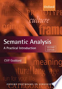 Semantic analysis : a practical introduction /