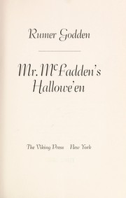Mr. McFadden's Hallowe'en /