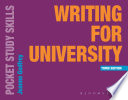 Writing for university /