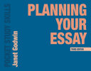 Planning your essay /