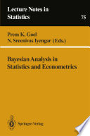 Bayesian Analysis in Statistics and Econometrics /