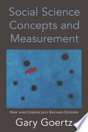 Social science concepts and measurement /