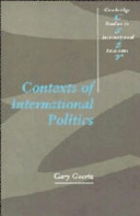 Contexts of international politics /