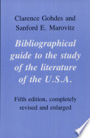 Bibliographical guide to the study of the literature of the U.S.A. /