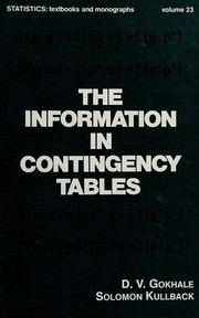 The information in contingency tables /