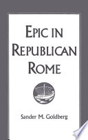 Epic in Republican Rome /